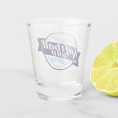 Softball Pap Shot Glas (Achterkant)