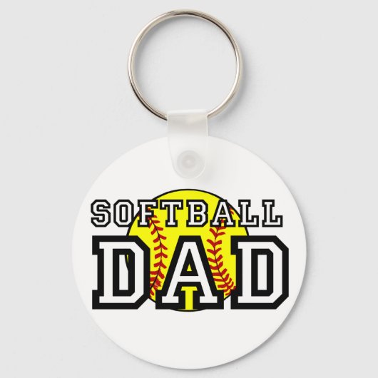 Softball Pap Sleutelhanger (Voorkant)
