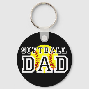 Softball Pap Sleutelhanger