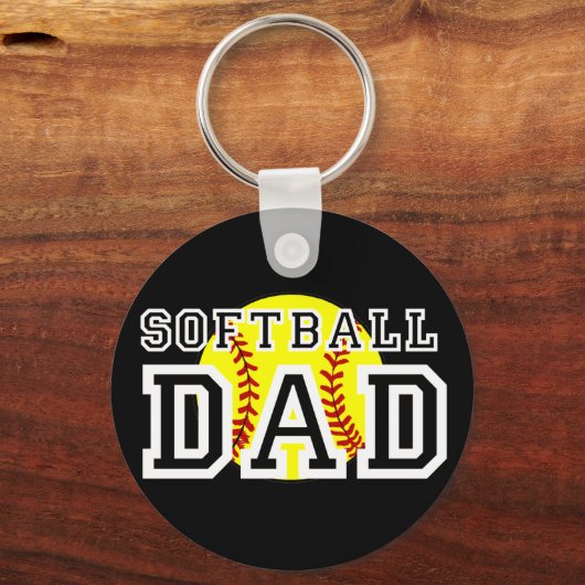 Softball Pap Sleutelhanger (Voorkant)