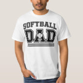 Softball Pap T-shirt (Voorkant)