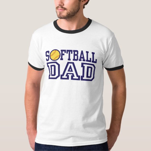 Softball Pap T-shirt (Voorkant)
