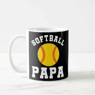 Softball Papa Opa Familie Softbal Team Koffiemok