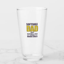 Softball Papa SVG, Grappig Shirt Ontwerp
