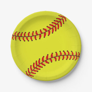 Softball Papieren Bordje