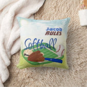Softball Pillow personaliseren Kussen (Deken)