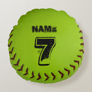 Softball Pillow Rond Kussen