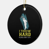 Softball Pitcher Keramisch Ornament (Links)