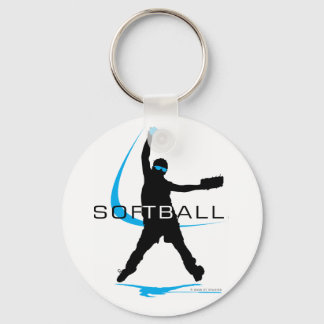 Softball - Pitcher Sleutelhanger