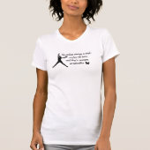 Softball Pitcher Strategie T-shirt (Voorkant)