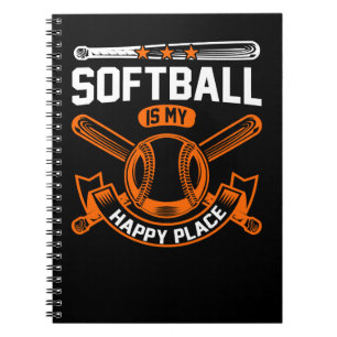Softball Player Coach Fan Funny Quotes 65 player Notitieboek