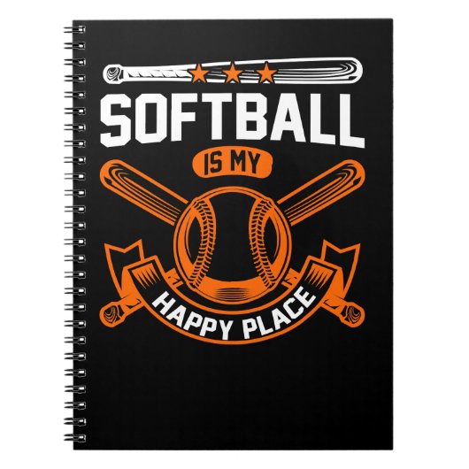 Softball Player Coach Fan Funny Quotes 65 player Notitieboek (Voorkant)