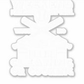 Softball Player Coach Fan Funny Quotes 71 player Sticker (Voorkant)