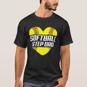 Softball Player Family Gifts Softball Step Pap Hea T-shirt