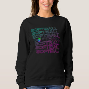 Softball Player for Girls Youth and Tiener Trui