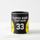 Softball Player Name Number Team 2 Foto's Mok (Midden)