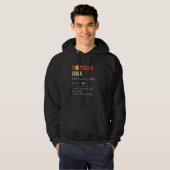 Softball Player Sport  Softball Oma Definition Hoodie (Voorkant volledig)