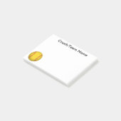 Softball Post it Note (Schuin)