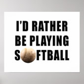 Softball Poster (Voorkant)