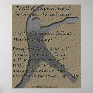 Softball-Poster Poster