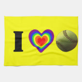 Softball Pride Theedoek (Horizontaal)