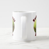 Softball Proud Dad Grote Koffiekop (Achterkant)