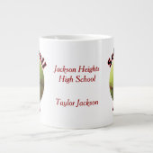 Softball Proud Dad Grote Koffiekop (Voorkant)