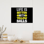 Softball Quote for a Softball Pitcher Poster (Keuken)