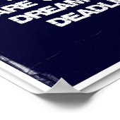 Softball Quottes Blue Collage 5-8 Poster (Hoek)