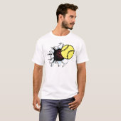 Softball Rip hem T-shirt (Voorkant volledig)