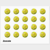 Softball Ronde Sticker (Vel)