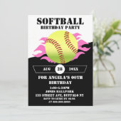 Softball Roze Birthday Party (Staand voorkant)