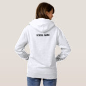 SOFTBALL - Schoolgeest Hoodie (Achterkant volledig)