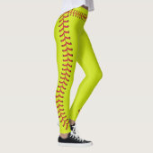 Softball Seam Stitches Patroon Leggings (Rechts)