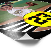 Softball Senior Afbeeldingen Custom Square Photo P Foto Afdruk (Hoek)