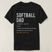 Softball Shirt Fathers Day Gift Son (Design voorkant)