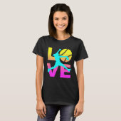 Softball Shirts For Girls Love  (Voorkant volledig)
