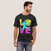 Softball Shirts For Girls Love  (Voorkant volledig)