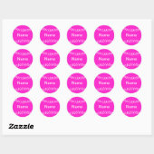 Softball Silhouette Sticker Roze (Vel)
