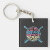 Softball Sleutelhanger (voorkant)