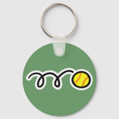 Softball Sleutelhanger (Voorkant)