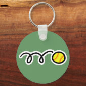 Softball Sleutelhanger (Voorkant)