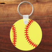 Softball-Sleutelhanger Sleutelhanger (Voorkant)