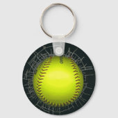 Softball-Sleutelhangers Sleutelhanger (Voorkant)