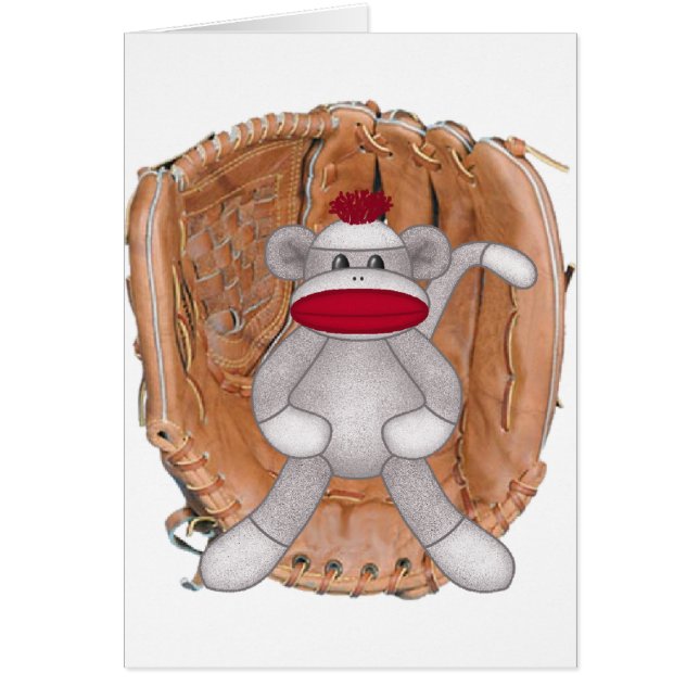 Softball Sock Monkey (Voorkant)