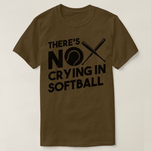 Softball SoftballRacket 1 T-shirt (Design voorkant)