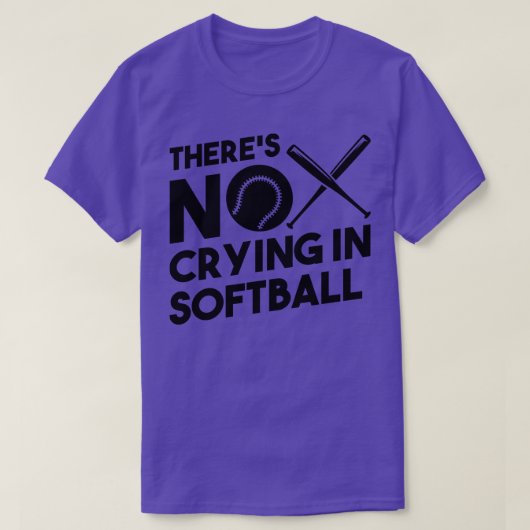 Softball SoftballRacket 1 T-shirt (Design voorkant)