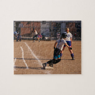 Softball-spel Legpuzzel