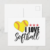 Softball-speler | Coach-cadeautjes voor Softballer Briefkaart (Voorkant / Achterkant)