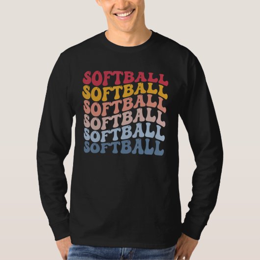Softball-speler T-shirt (Voorkant)